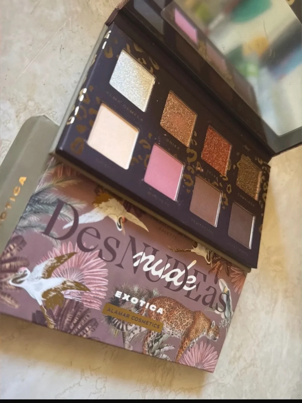 Exotica Eyeshadow Palette — Pink & Gold Palette by Alamaar Cosmetics